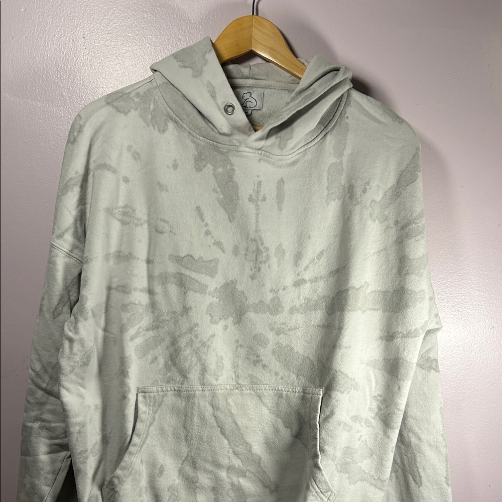 Men's Gray Kuwallatee Tie-Dye Hoodie